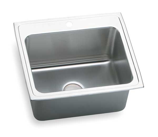 Drop-In Sink, Drop-In Mount, 3 Hole, Lustrous Highlighted Satin Finish
