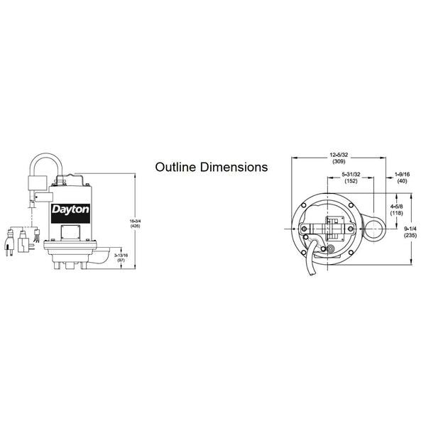 Pump, Effluent, 1 HP
