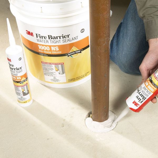 Fire Barrier Sealant, 10.1 oz., Gray
