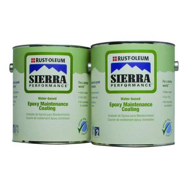 Epoxy Activator and Finish Kit, Stone Gray, Gloss, 1 gal, 230 to 340 sq ft/gal, Sierra Series