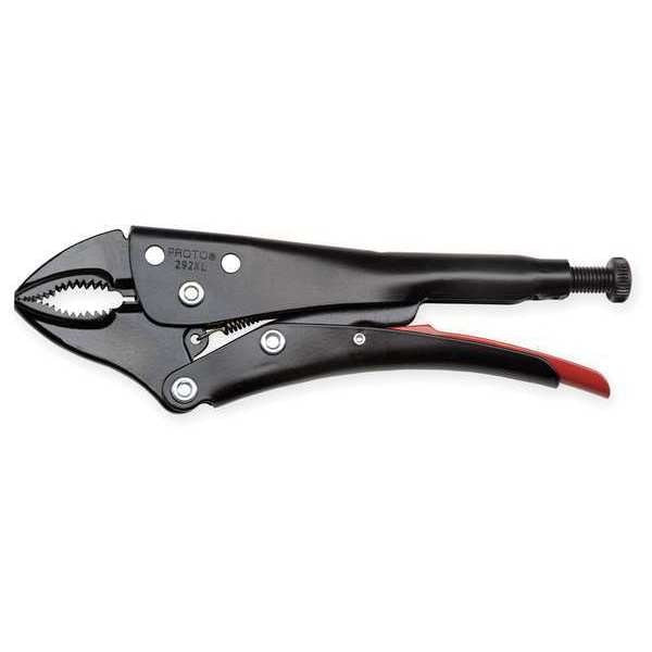 9 1/4 in Screw Bolt w/ Locking Nut Plain Grip Locking Plier