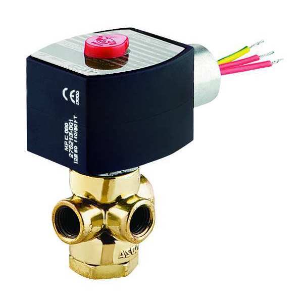 12V DC Brass Solenoid Valve, Universal, 1/8 in Pipe Size