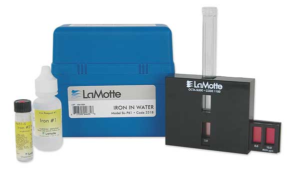 Water Testing Kit, Iron, 0.5 to 10.0 PPM