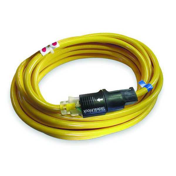 45 ft. 12/3 Lighted Locking Extension Cord SJTOW