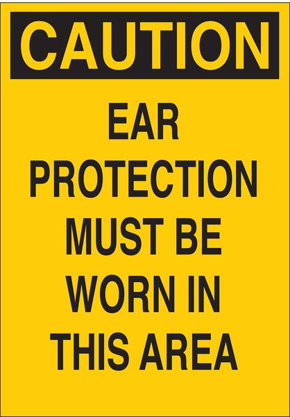 Caution Sign, 14X10