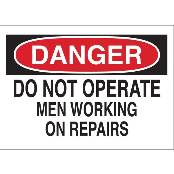 Danger Sign, 10X14