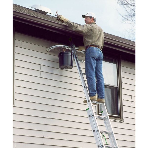 24ft Extension Ladder, Aluminum, Type II