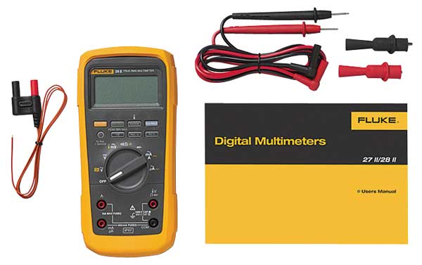 Digital Multimeter, 1,000 Max. AC Volts, 1,000 Max. DC Volts, 10 Max. AC Amps, 10 Max. DC Amps