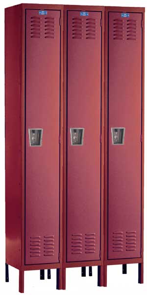 Wardrobe Locker, 12 in W, 12 in D, 78 in H, (1) Tier, (1) Wide, Marine Blue