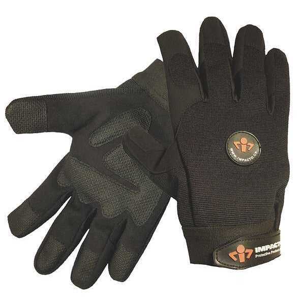 Anti-Vibration Gloves, XL, Black, PR