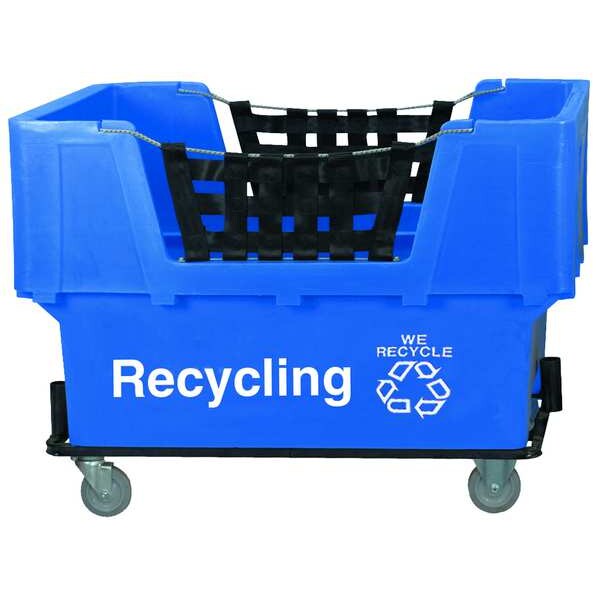 Basket Truck, Recycling, Cap 1100 Lb, Red