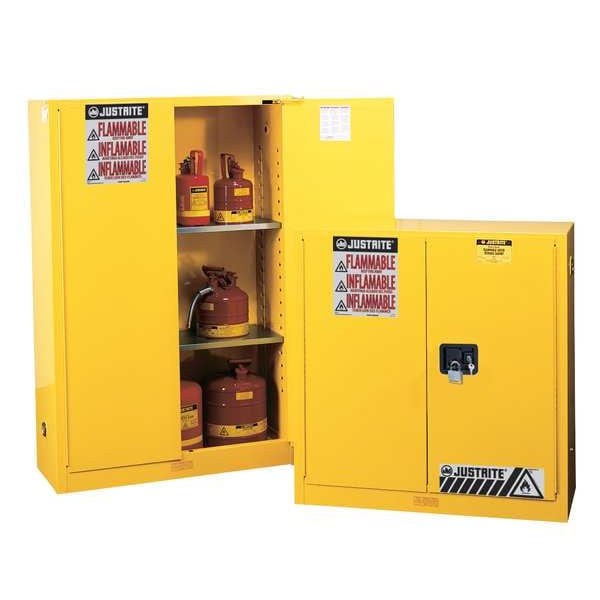 Sure-Grip EX Paints and Inks Cabinet, 45 gal., Red