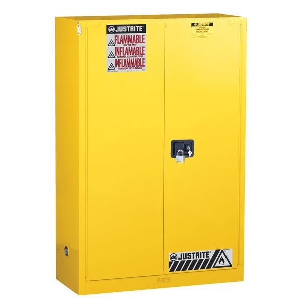 Sure-Grip EX Paints and Inks Cabinet, 45 gal., Red