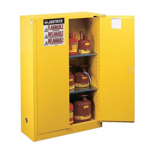 Sure-Grip EX Paints and Inks Cabinet, 45 gal., Red