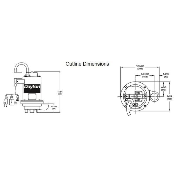 Pump, Effluent, 1/2 HP