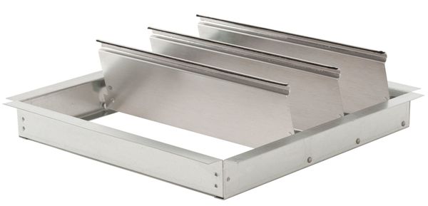 Damper, Backdraft, Wall Mount, 19-3/4 In Sq