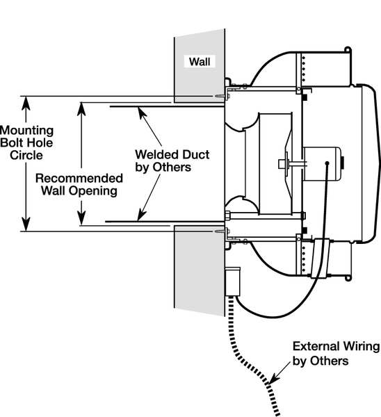 Upblast Vent, 11-1/4 In, 115/208-230V