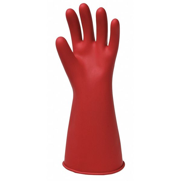 Electrical Rubber Glove Kit, Leather Protectors, Glove Bag, Red, 11 in, Class 0, Size 9, 1 Pair