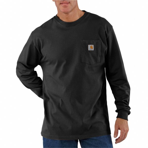 Long Sleeve T-Shirt, Black, LT