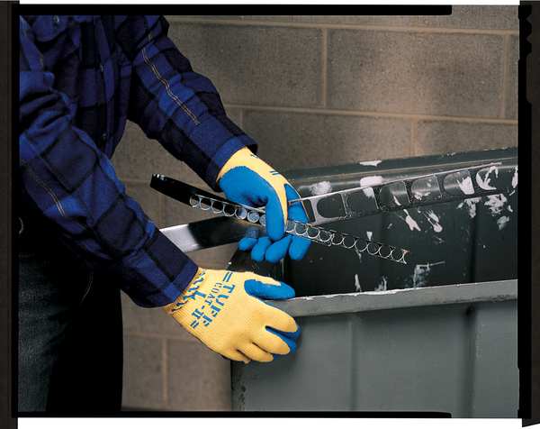 Cut Resistant Coated Gloves, A3 Cut Level, Natural Rubber Latex, M, 1 PR