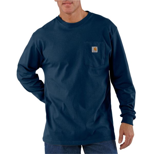 Long Sleeve T-Shirt, Navy, 2XLT