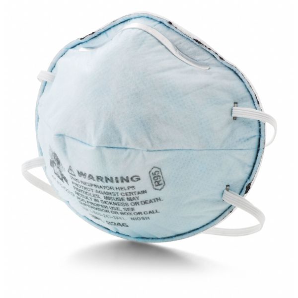 R95 Disposable Respirator, Universal, Blue, PK20