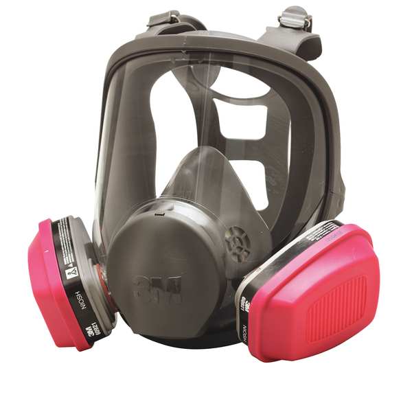 Full Facepiece Reusable Respirator, With Cool Flow Valve, 6000 Series, Size Medium