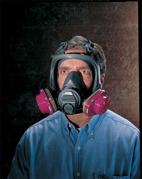 Full Facepiece Reusable Respirator, With Cool Flow Valve, 6000 Series, Size Small