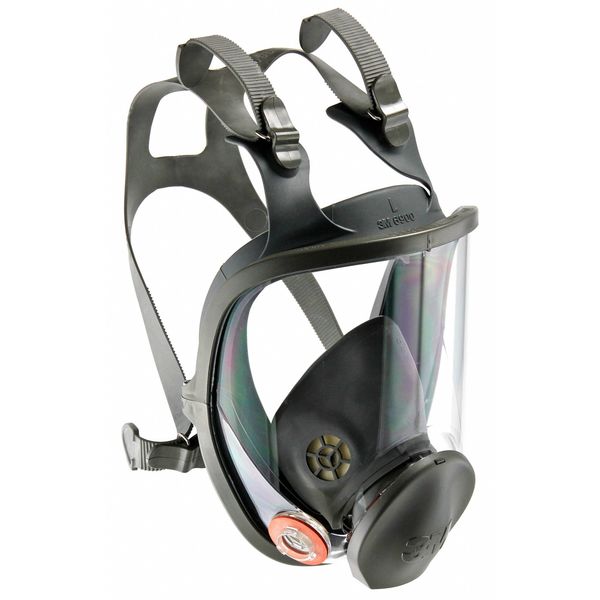 Full Facepiece Reusable Respirator, With Cool Flow Valve, 6000 Series, Size Small