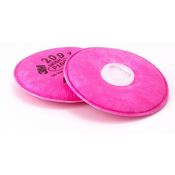 Filter, 3M 5000/6000/7000/FF-400 Series, P100, Bayonet, Magenta, 2 Pack