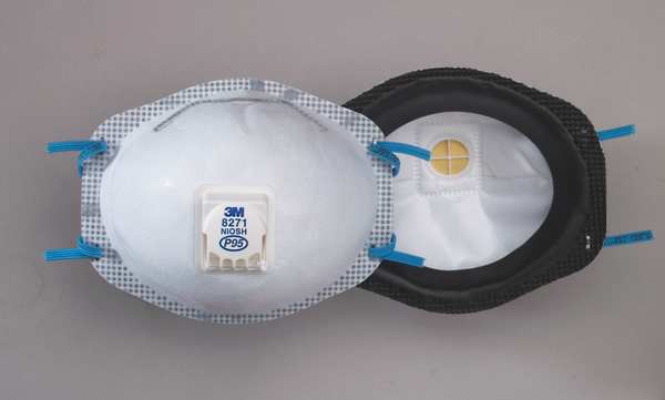 P95 Disposable White Particulate Respirator w/ Valve 10pk.