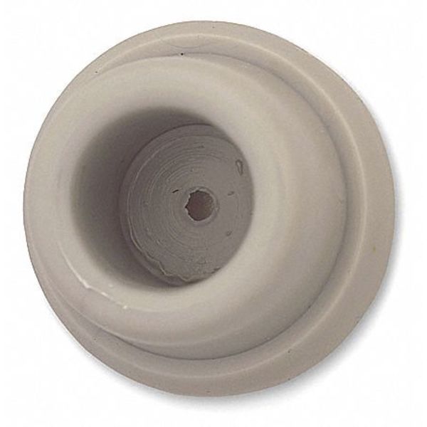 Dome Door Stop, Solid Brass, 1-1/4