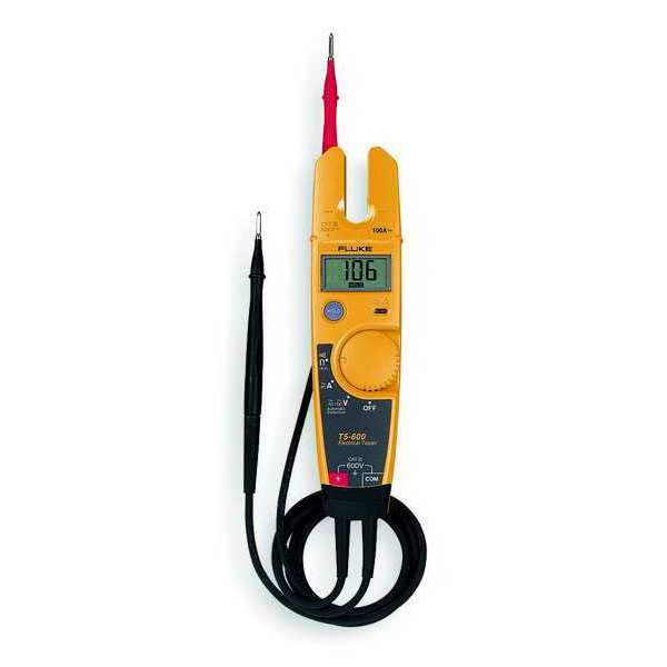 Clamp Meter, LCD, 100 A, 0.5 in (13 mm) Jaw Capacity, CAT III 1000V, CAT IV 600V Safety Rating