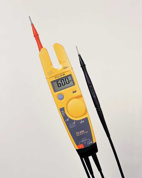 Clamp Meter, LCD, 100 A, 0.5 in (13 mm) Jaw Capacity, CAT III 1000V, CAT IV 600V Safety Rating