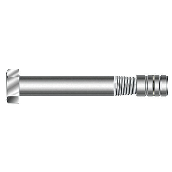 Taper Bolt Removable Anchor Bolt, 5/8 in Dia., 7