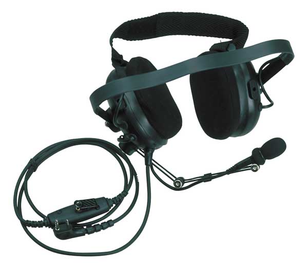 Noise Reducing Headset, Behind the Head