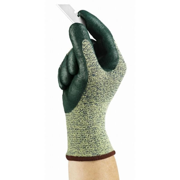 Cut Resistant Coated Gloves, A5 Cut Level, Nitrile, M, 1 PR