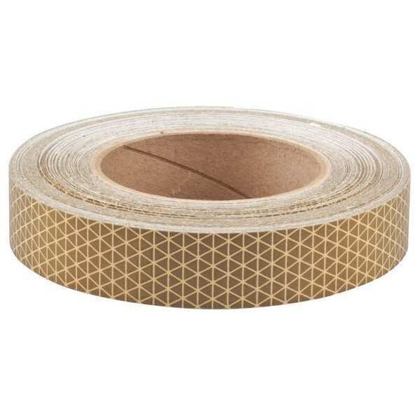 Reflective Tape, W 1 In, L 50 Yd, Gold