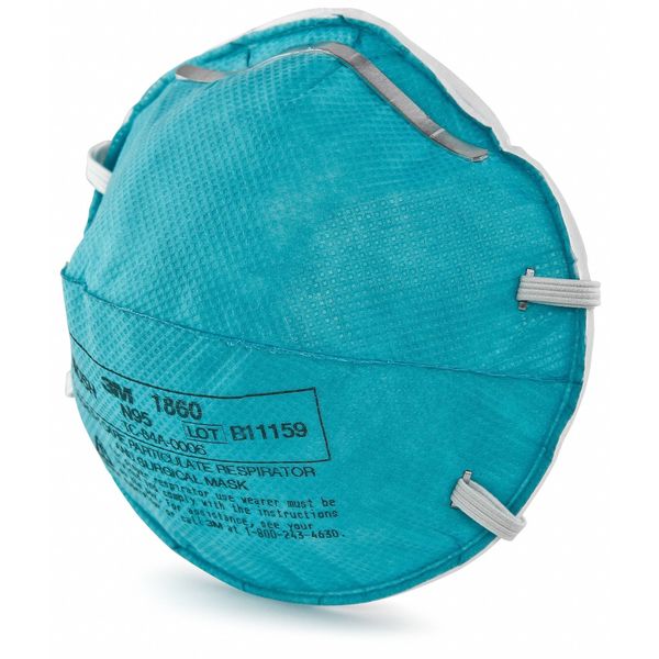 N95 Disposable Healthcare Respirator, Universal, Green, PK20