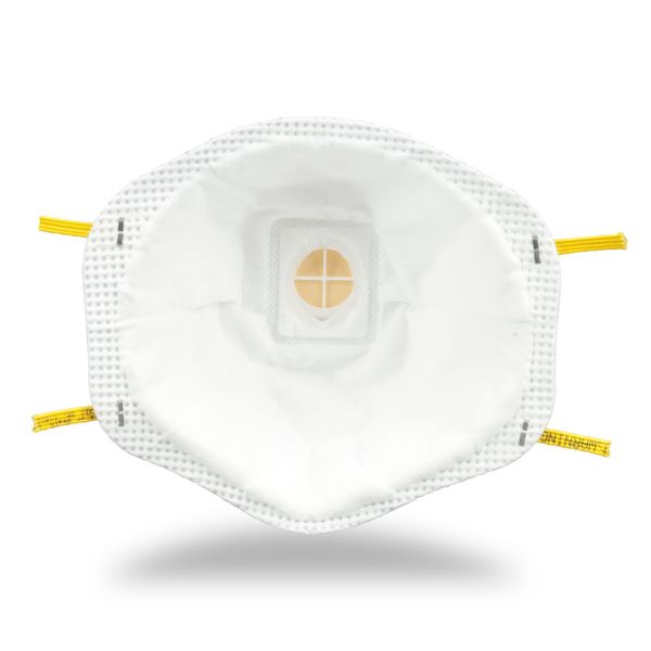 N95 Disposable Respirator, Cool Flow Valve, Molded, Dual Headstrap, Welding Respirator, Pack of 10