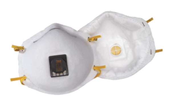 N95 Disposable Respirator, Cool Flow Valve, Molded, Dual Headstrap, Welding Respirator, Pack of 10