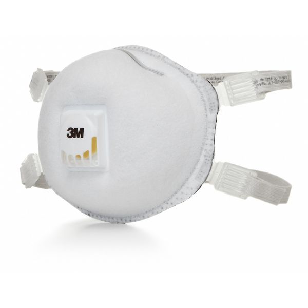 N95 Disposable Respirator w/ Valve, Universal, White, PK10