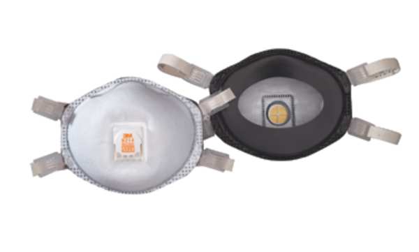 N95 Disposable Respirator w/ Valve, Universal, White, PK10