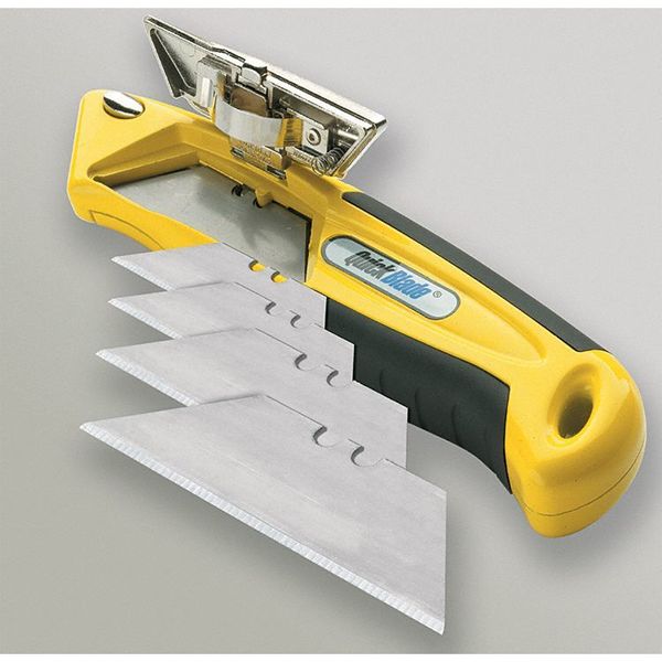 Utility Knife, 3 Fixed Blade Depths, Utility, General Purpose