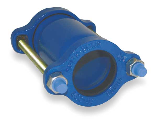 Ductile Iron Coupling, 4 In Pipe Size