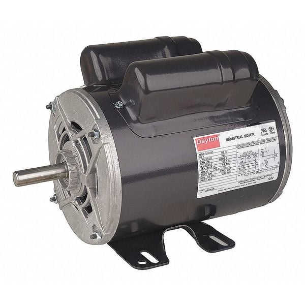 Capacitor-Start/Run General Purpose Motor, 3/4 HP, 115/208-230V AC Voltage, 56 Frame