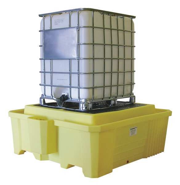 IBC Containment Unit, 385 gal Spill Capacity, 8000 lb., Polyethylene