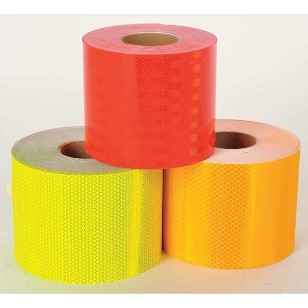 Conspicuity, Cont, 6 In, Red, Emergency