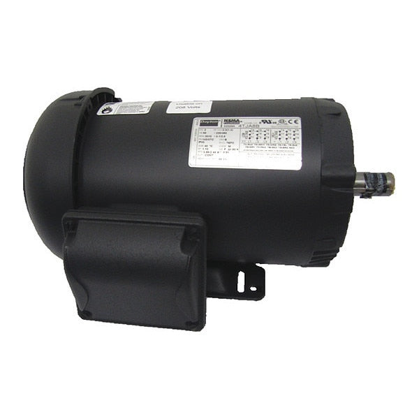 3-Phase General Purpose Motor, 2 HP, 143/5TC Frame, 230/460V AC Voltage, 3,505 Nameplate RPM
