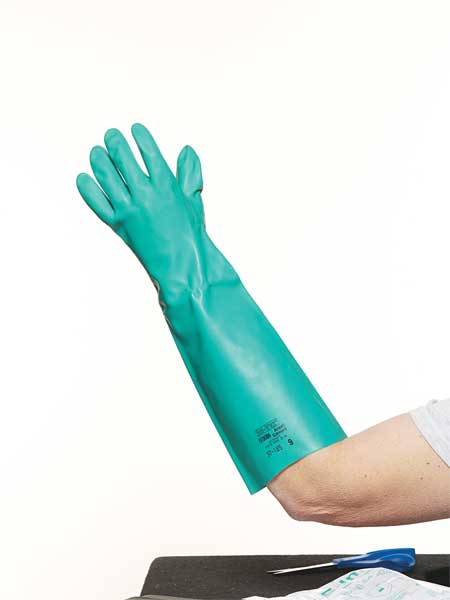 Chemical Resistant Glove, 22 mil, Sz 11, PR